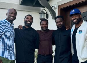 David Oyelowo Instagram - Some of the greatest artists, minds and men I know,  all under one roof..POWERFUL!! It is a true blessing to break down barriers, build new ideas and do God’s work with these gentlemen. Love you guys so much!!