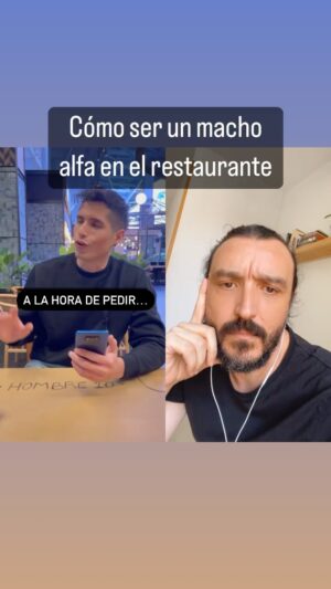 David Pareja Instagram - He aprendido a seducir pidiendo comida #coach #machoalfa #humor