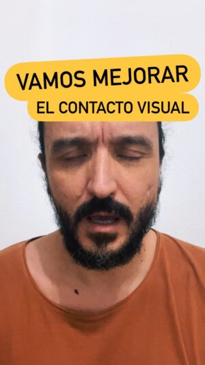 David Pareja Instagram - Vamos mejorar el contacto visual. (reírse de mí, que él no tiene la culpa de que yo sea un inútil) #coach #humor #machoalfa #seducción