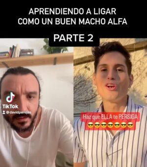 David Pareja Instagram - Aprendiendo a ligar como un buen macho alfa para ser un hombre 10 #coach #cursodeseducción #humor