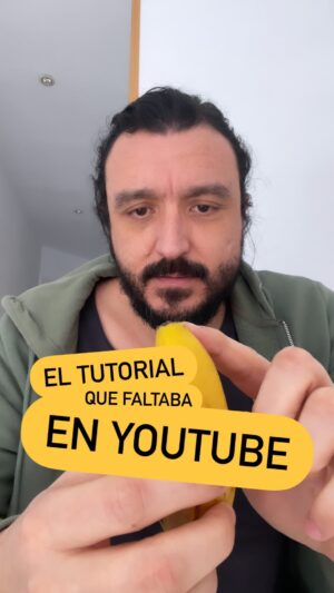 David Pareja Instagram - El tutorial que faltaba en YouTube #platano #humor #comedia