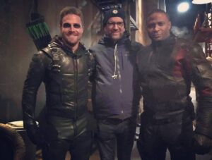 David Ramsey Instagram - Mark Bunting fearlessly directed a loaded episode #617!
Drama occurred.
Wasn't pretty.
#arrowseason6