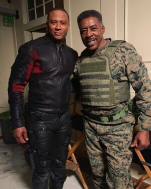 David Ramsey Instagram - Such an honor to work with Ernie Hudson for this week’s episode! Hope you guys enjoyed it #generalstewart #arrowseason7