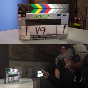 David Ramsey Instagram - Thank you doesn't seem adequate enough to express how grateful I am to all of my family, friends, fans, crew members, executives and cast members that inexplicably offered support in my journey to get here. I am fortunate to have you all at my back.
Day 1. Take 1
#arrowseason7