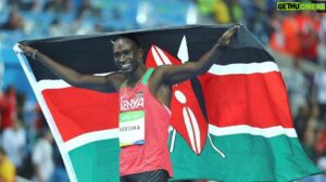 David Rudisha Instagram - Happy flying high my country flag.