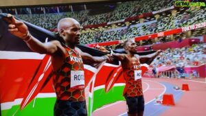 David Rudisha Instagram - Back to Kenya🇰🇪 ! We retain Gold in 4 straight Olympic games in 800m men. Congratulations Emmanuel korir and Furguson Rotich. 
#TokyoOlympics2020 #Tokyo2020