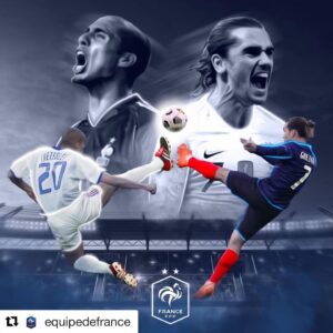 David Trezeguet Instagram - Félicitations @antogriezmann pour les 34 buts avec @equipedefrance dans le premier match de qualification pour la Coupe du Monde 2022!! Allez les Bleus 🇫🇷👏

Congratulazioni @antogriezmann per il tuo 34º goal con l’ @equipedefrance nella prima partita delle Qualificazioni per la Coppa del Mondo 2022!! Allez le Bleus 🇫🇷👏

#Repost @equipedefrance 
・・・
Quel but d'@antogriezmann 😍
Il égale @trezeguetofficial avec 34 buts et devient le 4ème meilleur buteur de l'histoire des Bleus derrière @thierryhenry, Olivier Giroud et Michel Platini ! #FiersdetreBleus