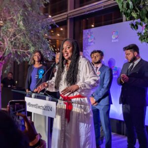 Dawn Butler Instagram - Thank you to the residents of Brent East! I’m honoured to be re-elected your MP.

You chose hope over fear, and change over 5 more years of Tory chaos. 

The country looks set for an incoming @UKLabour government! Let’s get to work 🌹