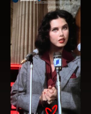 Dayle Haddon Instagram - A moving evening at the #cinemateque in Paris presenting a new version of our film, La Dernière Amant Romantique. Many sweet memories of this film shot in the countryside in Spain where I trained with a small circus and actually performed with them in front of audiences😅A great hommage for my dear director and friend, @justjaeckin  Such a great talent! Shot so beautifully by Oscar winner Robert Fraise and all my gorgeous costumes where by then designer, Marc Bohan for @dior  The wonderful directors #costaGavras and #phillipelabro were there to celebrate Just and support the special evening. I was concerned after all this time that the film might not hold up but it is a beautiful, lyrical fairy tale that had a great success and seemed to be enjoyed and uplifting for all. It is so special to revisit what we have done with new eyes and remember with joy all the stories that happened behind the scenes that only adds to the film itself. It was an emotional evening. Thank you all who put this evening together with such love and care!! Thank you to my dear Just Jaeckin who I owe so much!! @justjaeckin @cinemathequefr @philippelabro36 @dior #cinema #film #laderniereamantromantique #movies #memories #circusinspiration