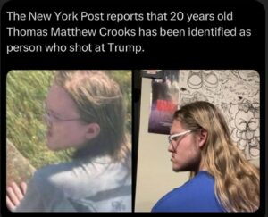 Daym Drops Instagram - So until the Media decides to choose another Pew Pew Man for Trizz-P Niggaz…… Thomas Matthew Crooks is who has allegedly been identified as the Pop Pop Man!! (Be mad if you want…My Black Ass REALLY doesn’t Care what Yall mad about!! 👀🤷🏾‍♂️)

 Like I said in the LAST POST of this 🥷 , it wasn’t one of US trying to take Trizz-P out! Sheeeeeiiiiiiitttt… AGAIN, we of the Cocoa Community ain’t finna take out Trizz-P for any Reason!! Son has too many from the Cocoa Community locked in! Told y’all Niggaz 60/40 LAST TIME but carry on! 🤷🏾‍♂️

 Now, condolences for the lives lost……. Allegedly one spectator and then TMC was said to be taken out too but no need to take my word for it…..shit is all over Google Niggaz!! 🙌🏾🤷🏾‍♂️🙌🏾