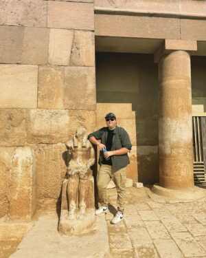 Daz Black Instagram - Love & Egypt. Love travelling the world with you darling ❤️ Also climbed up inside of the great pyramid and it was amazing! #egypt