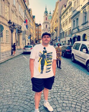 Daz Black Instagram - Prague with my love ❤️🇨🇿 such a beautiful city. We traveled from Denmark to Berlin and after Prague we head to Vienna and then Istanbul. Best travel partner ever