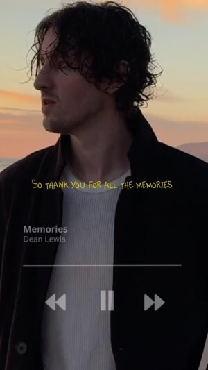 Dean Lewis Instagram - This song means the world to me. Thank you for listening 🌺🌺