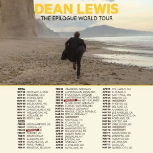 Dean Lewis Instagram - SO EXCITED TO ANNOUNCE my NEW ALBUM 𝓣𝓱𝓮 𝓔𝓹𝓲𝓵𝓸𝓰𝓾𝓮 is out Oct 18th and a new WORLD TOUR!!! 

DM me the word ‘TOUR’ now and I’ll send you the link to sign up for Pre Sale!! Pre sale begins Thu 13 June @ 9AM local so sign up before then, and general on sale begins Fri 14 June @ 9AM local. Who is coming? 🇦🇺🇳🇿🇬🇧🇫🇷🇧🇪🇩🇪🇩🇰🇸🇪🇳🇱🇨🇭🇨🇿🇺🇸🇨🇦🏴󠁧󠁢󠁷󠁬󠁳󠁿

ALSO you can now pre order my album and vinyls link in my bio ❤️❤️❤️❤️❤️