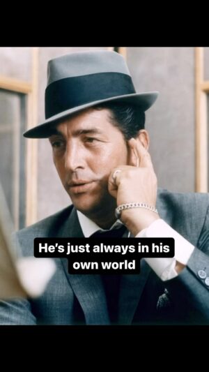 Dean Martin Instagram - We’re all just living in Dino’s world #DeanMartin #KingofCool