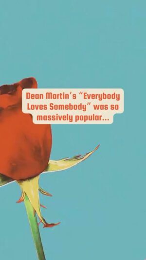Dean Martin Instagram - Did you know these fun facts of Dean Martin’s hit song “Everybody Loves Somebody”? #DeanMartin #EverybodyLovesSomebody