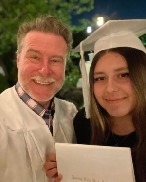 Dean McDermott Instagram - So proud of this young lady @lolabunny.ace She graduated yesterday!!!!!! Such a Rock Star!!The world is yours!!! The robes were so chic, I had to get in on the action. Ha Ha. Love you Lo Lo. ❤️#congrats #graduation