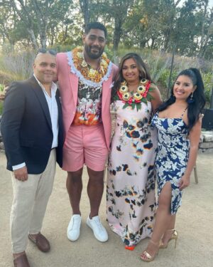 Deanna Diaz Instagram - 𝐂𝐞𝐥𝐞𝐛𝐫𝐚𝐭𝐢𝐨𝐧 𝐨𝐟 𝐋𝐨𝐯𝐞 🫶🏼
•
As I officially begin residency this week, I’m still daydreaming of the most magical wedding this past weekend celebrating the love of two of the best!✨❤️😍
@nikiboo @jordanmailata 
It was perfection!!
#HakunaMailata #loveyouguys