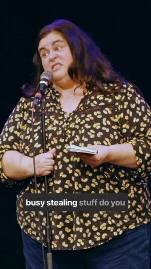 Debra DiGiovanni Instagram - Still not paying attention. ADHD, it’ll get ya. #standup #standupcomedy #women #adhd #stationery #pens #schoolsupplies #funnywomen (at Denver Bug Theatre)