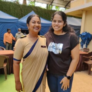 Deepa venkat Instagram - "Merry Christmas" releases today😊

Please do watch in theatres:) 

I've had this very very special, and unique opportunity to work on the sets with the lovely diva @katrinakaif . Perfect example of a committed and hardworking actor! 

A fan of the film, "Ek Hasina Thi", and the hugely popular "Andhadhun", working alongside the master-of-whodunnits, Director Sriram Raghavan has been nothing short of a masterclass. 

Can anyone not love VJS??? What was  beautiful was, watching him work through each shot on the sets, polishing his hindi lines and constantly improvising with every rehearsal, each take.. mindblown. 

The editor and co-director Mrs.Pooja Ladha Surti was an absolute delight on the sets with insightful inputs that comes from her vast experience of working in so many notable films. Thank you for being so kind, Pooja😍

My partner, friend and dear dear Saran, I've been so blessed to be able to work alongside you! Your patience and focus is amazing. Can't wait to see all that you're going to create in the years to come!

Sharing a few pictures with the witty, charming @radikaasarathkumar , my all time favourite and powerhouse performer @ashwinikalsekar , and a few clicks from the sets of this very special film. 

Thank you, universe! 

SriramRaghavan @tipsfilmsofficial @matchboxpix @rameshtaurani @sanjayroutraymatchbox @jaya.taurani #KewalGarg @actorvijaysethupathi @katrinakaif @radhika_sarathkumar #KavinBabu @actor_shanmugaraja @ashwinikalsekar #RajeshWilliams @radhikaofficial @gayathrieshankar #PariSharma @ipritamofficial @yughabharathi #PoojaLadhaSurti #ThiagarajanKumararaja #PratheepKumarS  @abduljabbar_offl #PrasannaBalaNatarajan @latatudinal  @mayursharma22011 #MadhuApsara @vishal_bajaj_1603 @daniel.b.george @imdeepavenkat @anaitashroffadajania @gopiprasannaa