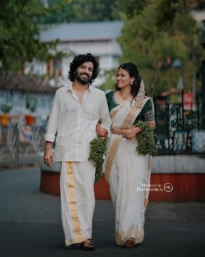 Deepak Parambol Instagram - The Moment ❤️

Captured By : @momentssbyelementricx

Makeup :  @ashif_marakkar 

Groom makeup- @groommakeup_bloomsmakeover 

Draping :  @draping_damini 

Costume :  @mayoohka_by_aiswarya_baiju 

#aparnadeepak #aparnadeepakwedding #weddingmoments #deepakparambol #weddingbliss