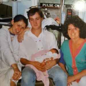 Dehenna Davison Instagram - I don’t have many pictures of Dad - even fewer when he had hair! But today is 17 years since he died so I always like to have a look through the few I do have, and remember the brilliant man who raised me. How have 17 years passed so quickly?!

I can’t believe how young he and Mum look on this, with my lovely Nannan looking characteristically fabulous and full of joy too ❤️
