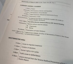 Dehenna Davison Instagram - Today Parliament held its first debate on migraine in over 60 years! 

With 10 million people in the UK living with migraine, I was so pleased to have been able to secure this very important Westminster Hall Debate today, and welcome so many amazing people to Parliament to watch it from the gallery. A massive thanks to those at The Migraine Trust and National Migraine Centre and everyone who travelled down to play a part in it.

We raised the serious issues so many are facing with accessing effective treatments, and I am pleased that the Minister has agreed to meet me and the two brilliant charities I’m working with to see what steps we can take to improve access. There’s much more to do, but this is a step in the right direction in ensuring the millions of people across the UK that suffer from migraine are able to live a life free from pain.