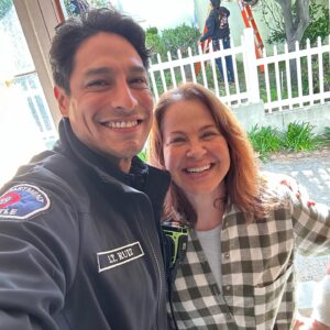 Deirdre Lovejoy Instagram - I had a lot of fun filming a guest spot on @station19 in January… it’s airing tonight on ABC 10 pm EST - DIRECTED by my long time pal @tessasimages #fun #love #joy #actor #director PS THANKS @timransom #station19 #abc #BTS