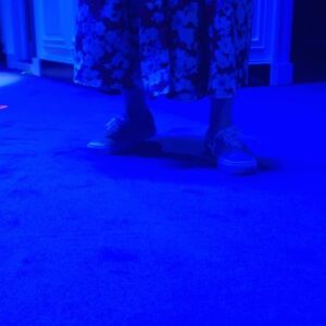 Deirdre Lovejoy Instagram - I found a blue clip Light backstage…then I found a gaggle of feet splashing in a big puddle of #blue… #tech #potus #geffen #actor #backstage #theatre #gays #lesbians #lgbt #actors #love #joy #fun #comedy #laugh #laughs #women #fml #farce