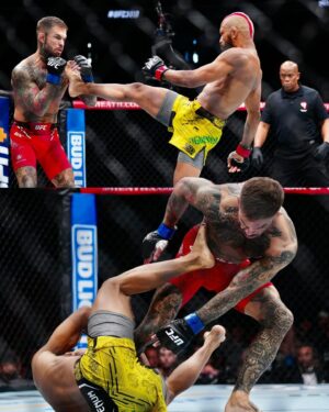 Deiveson Figueiredo Instagram - A vitória do @daico_deusdaguerra no #ufc300 sobre o ex-campeão Cody Garbrandt abriu caminho para o brasileiro mirar alvos ainda maiores na divisão. Na sua opinião, qual deve ser o próximo passo do Daico no octógono? 

📸 @louisgrassephotos
