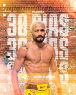 Deiveson Figueiredo Instagram - A contagem regressiva começou! ⏳ 

Faltam apenas 30 dias para o UFC 300 e eu estou pronto para fazer história mais uma vez!

#DeivesonFigueiredo #DaicoDeusDaGuerra #UFC #UFCBR #Luta #MMA #UFC300 #OCampeãoVoltou #DeusNoComando