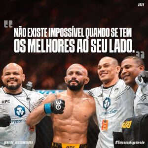 Deiveson Figueiredo Instagram - Na arte da luta, a força da equipe é imbatível. 🙏🏽

Unidos vamos sempre mais longe e nos tornamos invencíveis. 

Gratidão a todos que estão ao meu lado, me acompanham e me tornam a cada dia melhor. 👊🏽

#DeivesonFigueiredo #História #DaicoDeusDaGuerra #TeamFigueiredo #UFCBrasil #MMA #OCampeãoVoltou
