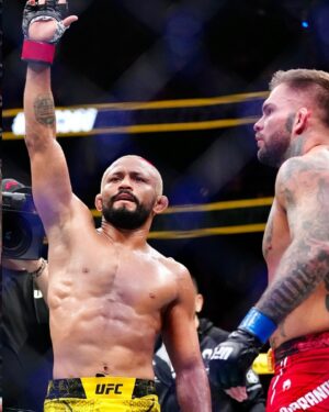 Deiveson Figueiredo Instagram - A vitória do @daico_deusdaguerra no #ufc300 sobre o ex-campeão Cody Garbrandt abriu caminho para o brasileiro mirar alvos ainda maiores na divisão. Na sua opinião, qual deve ser o próximo passo do Daico no octógono? 

📸 @louisgrassephotos