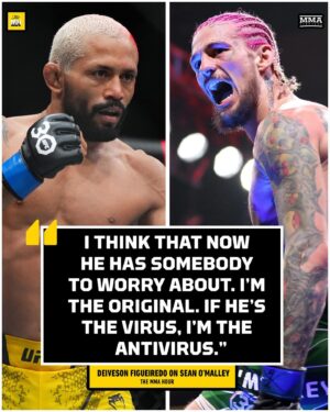 Deiveson Figueiredo Instagram - Figgy feels he’s the cure for Sean O’Malley 👀 #TheMMAHour