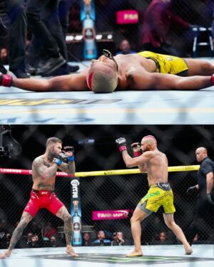 Deiveson Figueiredo Instagram - A vitória do @daico_deusdaguerra no #ufc300 sobre o ex-campeão Cody Garbrandt abriu caminho para o brasileiro mirar alvos ainda maiores na divisão. Na sua opinião, qual deve ser o próximo passo do Daico no octógono? 

📸 @louisgrassephotos