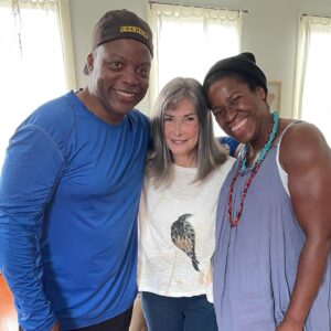 Delia Owens Instagram - I was so thrilled to be on the #CrawdadsMovie set this week with @michaelhyatt16 (who plays Mabel) and @sterling_macer (who plays Jumpin). Two of my favorite characters became two of my favorite people.