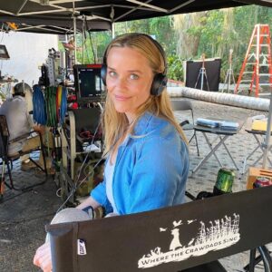 Delia Owens Instagram - Thank you, Reese, for all you have done for Where the Crawdads Sing! ⁣
⁣
Repost from @reesewitherspoon⁣
•⁣
What an incredible day visiting the set of #WheretheCrawdadsSing for the first time. This story has such a special place in my heart and to see it all come to life is true MOVIE MAGIC! Between the stunning location, detailed set design and amazing cast & crew, I think I said “WOW” 579 times. It truly brought tears to my eyes. I can’t wait to share more details of this project with you all – Is it June 2022 yet?? 🛶🦐🎥📚🌅 @crawdadsmovie⁣
