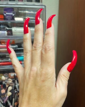 Delta Work Instagram - Million Dollar Red! Nailzzz!!! 💅🏼