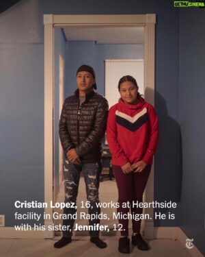 Demián Bichir Instagram - • @nytimes Migrant children, who have been coming into the U.S. without their parents in record numbers, are working some of the most punishing jobs in the country, a New York Times investigation has found. This shadow workforce is part of a new economy of exploitation that extends across industries in every state, flouting child labor laws that have been in place for nearly a century.

The Times spoke with more than 100 migrant child workers who described jobs that were grinding them into exhaustion and who feared they had become trapped in circumstances they never could have imagined. Its examination also drew on court and inspection records and interviews with hundreds of lawyers, social workers, educators and law enforcement officials.

Largely from Central America, the children are driven by economic desperation that was worsened by the pandemic. The number of unaccompanied minors entering the U.S. climbed to a high of 130,000 last year — three times what it was five years earlier — and this summer is expected to bring another wave.

Far from home, many of these children are under intense pressure to earn money. They send cash back to their families while often being in debt to their sponsors for smuggling fees, rent and living expenses.

Tap the link in @nytimes bio to read more from the Times investigation. Photos by @kirstenluce