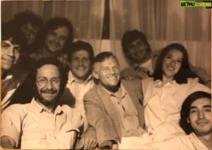 Demián Bichir Instagram - Tiempos felices con Jorge Fons, Simón Guevara, Ximena Cuevas, Eduardo Palomo, Héctor Bonilla, José Luis Cuevas, María Rojo y Bruno, durante el rodaje de Rojo Amanecer. Hasta siempre querido Jorge.