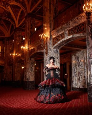 Denali Instagram - 💋 🌹 👠 

Dress by @queenutica 
Hair @chamilla.foxx 
Photos by @ericrichardmagnussen 
Huge thank you to @broadwayinchicago for providing these incredible spaces @cadillacpalacetheater