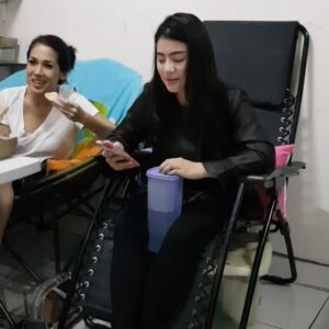 Denaya Bintang Azmi Instagram - Bukan mamim mieke😊😘klo ga jail ya neng😁😄