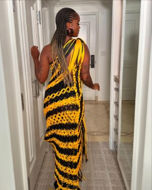 Denée Benton Instagram - miss honey For Your Consideration as miss peggy. cant get enough of @diotima.world 🍯🐝💛
.
.
styling by @solangefranklin 
glam by @rebekahaladdin and @dij__w 
.
.
#FYC #emmys @gildedagehbo