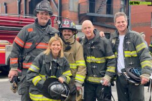 Denis Leary Instagram - Think we created some new action heroes at the Denis Leary FDNY Firefighter Challenge this year. While raising a ton of cash to help underfunded fire depts across America. Our heartfelt thanks to all the folks who donned bunker gear and battled fake blazes for a day and all the real @fdny members who coached and assisted them. Our theme is David Bowie’s “We Can Be Heroes Just For One Day.” You can still be a hero by donating at link in bio. @learyfirefighters @fdnyfoundation