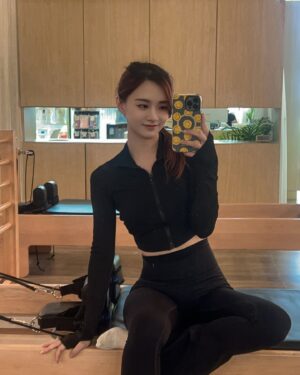 Denise Soong Ee Lyn Instagram - life outside the classroom, swipe to the end to see me struggle for dear life. this week, my pilates instructor scolded me for not following instructions and now I finally understand the classroom anxiety some of my students feel, because learning can be overwhelming yknow 🤣