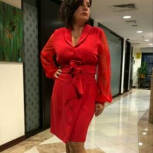 Deniz Özerman Instagram - Tbt #gala#rRed #love@tugbatasoy elbisesi😘❤👍🙏I love Red🌹🌷😘#rosso#amore#beautiful