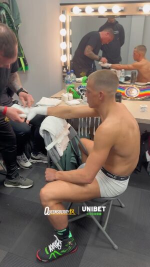 Dennis McCann Instagram - The Menace is in the zone as his weapons are wrapped 🥶

 #Magnificent7 | Now | Live on @tntsports