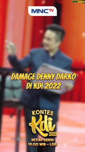 Denny Darko Instagram - Uwooow! Damage @_dennydarko_  cool banget 🔥 

Saksikan keseruan #KontesKDI2022 setiap hari Senin pukul 19.00 WIB hanya di MNCTV ✨

#DENNYDARKO #KDI2022 #MNCTV