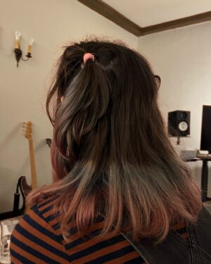 Denyse Tontz Instagram - Hair diaries for those who missed it 1) before 2) it’s giving ICEE 3) pre-Japan 4) post Japan 5) don’t have any other pics of this one was mostly trying to pretend it didn’t happen 6) worth the wait, closest to what I originally wanted 7) trying denim 8) how am I gonna not 9) back to regularly scheduled programming hehehe