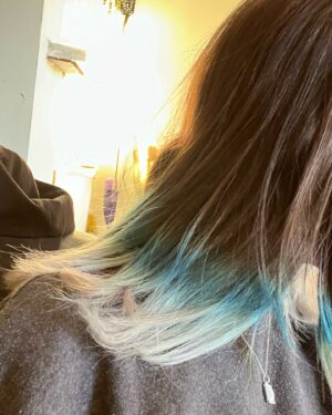 Denyse Tontz Instagram - Hair diaries for those who missed it 1) before 2) it’s giving ICEE 3) pre-Japan 4) post Japan 5) don’t have any other pics of this one was mostly trying to pretend it didn’t happen 6) worth the wait, closest to what I originally wanted 7) trying denim 8) how am I gonna not 9) back to regularly scheduled programming hehehe